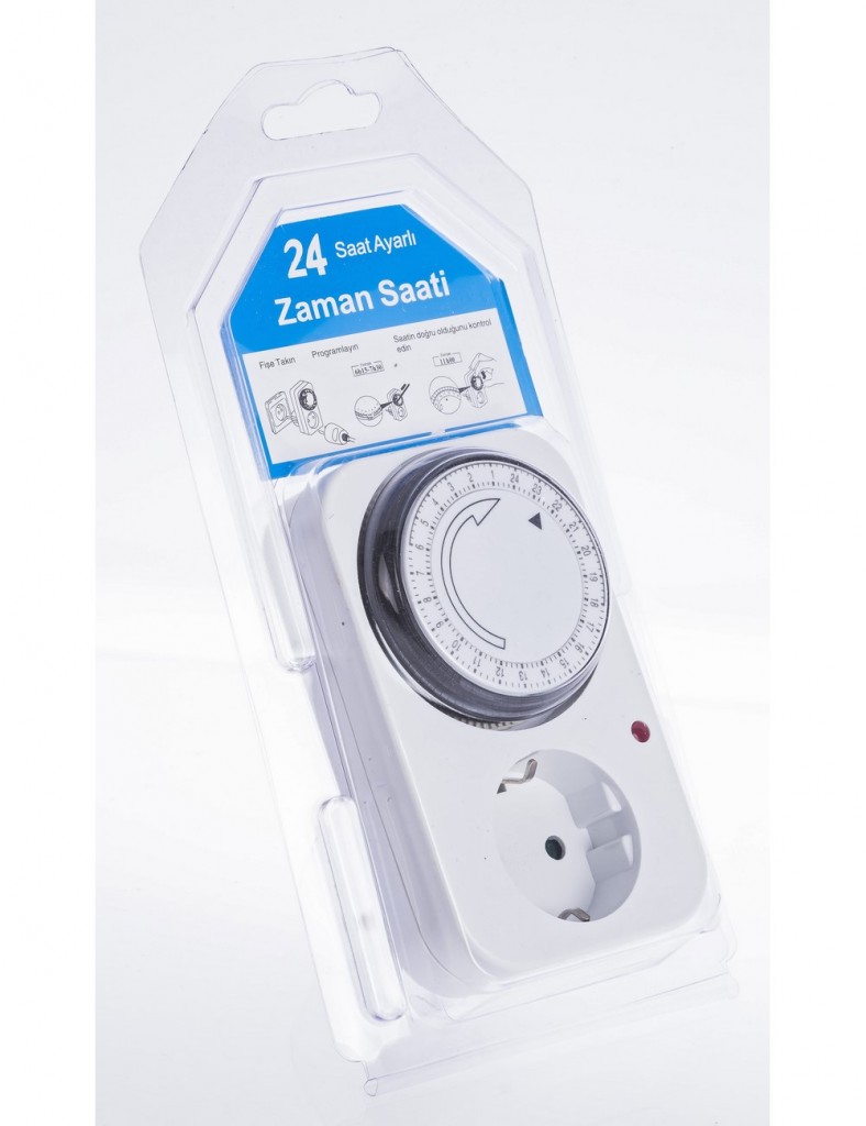 OAG PRİZ TİPİ ANALOG ZAMAN SAATİ